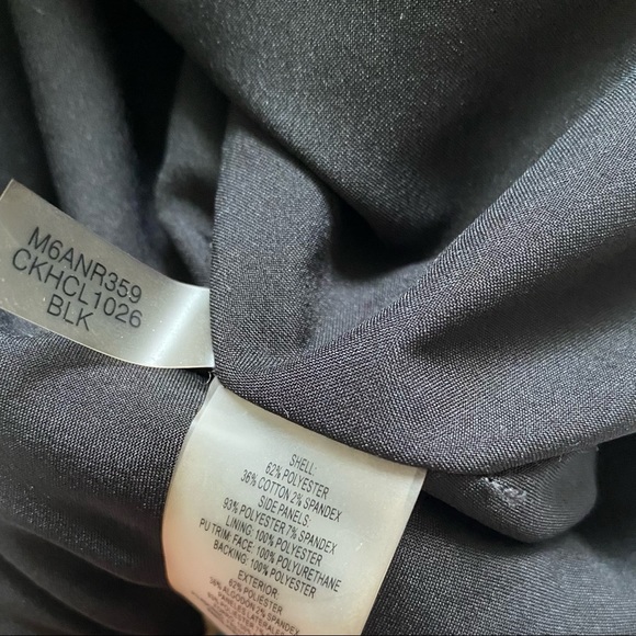 Calvin Klein textured panel black pencil skirt - Picture 7 of 9